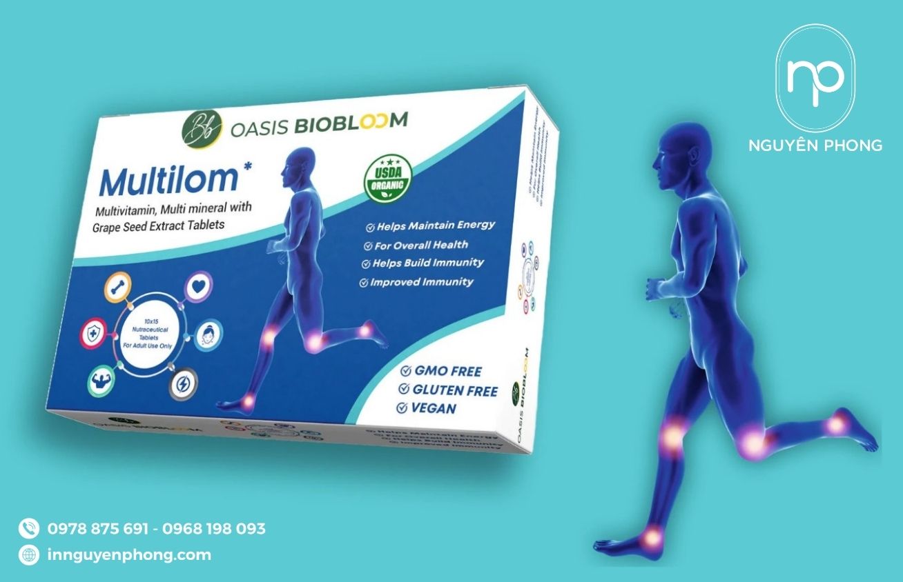 Mẫu logo thuốc in trên hộp đựng thuốc